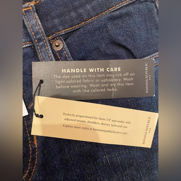 NWT Banana Republic Vintage Stretch Skinny Mid Rise Jeans Size 25 - Picture 7 of 11